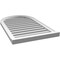 Ekena Millwork Round Top Surface Mount PVC Gable Vent: Functional, w/ 2"W x 2"P Brickmould Sill Frame, 22"W x 36"H GVPRT22X3603SF - alternate 4